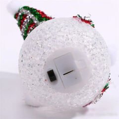 Renk Değiştiren Pilli, Led Kardan Adam - 15cm x 6cm