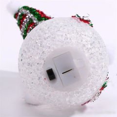 Renk Değiştiren Pilli, Led Kardan Adam - 15cm x 6cm