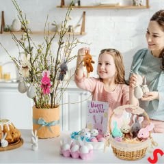 Pelüş Tavşan Anahtarlık, 15 cm x 8 cm - Kahve