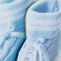 Karton Çanta, Patik Model Mavi 23 x 18 x 10 cm - 1 Adet