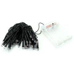 Pilli ve Animasyonlu 50 Led x 5 mt - Kırmızı Led Işık