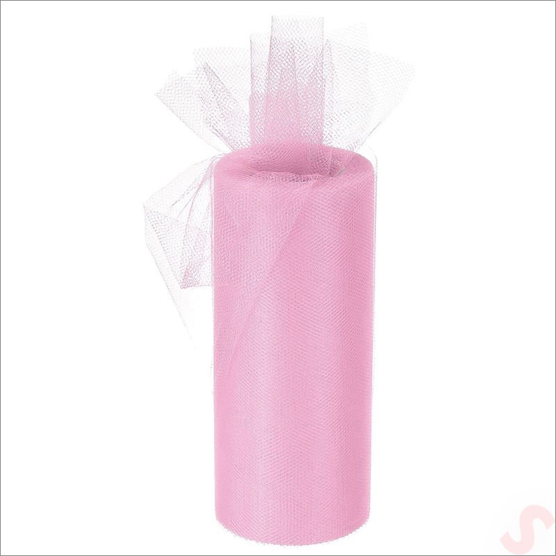 SüSLeme Tülü Grek Tül Rulo, 66 cm x 10 mt - Pembe