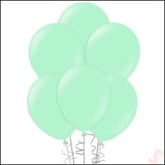 Açık Yeşil Pastel Balon, 30cm x 10 Adet
