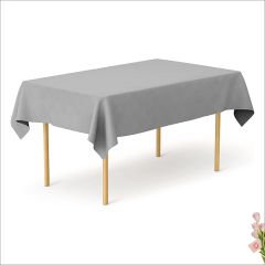 Masa Örtüsü 137cm x 270cm - Gümüş