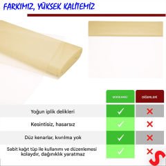 SüSLeme Tülü Kristal Tül, 3 mt en x 1 mt uzunluk - Krem