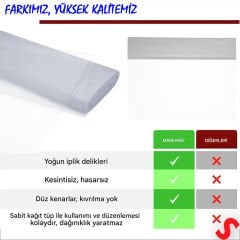 SüSLeme Tülü Kristal Tül, 3 mt en x 1 mt uzunluk - Gümüş