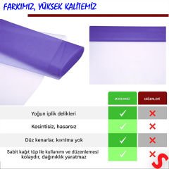 SüSLeme Tülü Kristal Tül, 3 mt en x 1 mt uzunluk - Mor