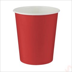 Kırmızı Karton Bardak - 8 Adet