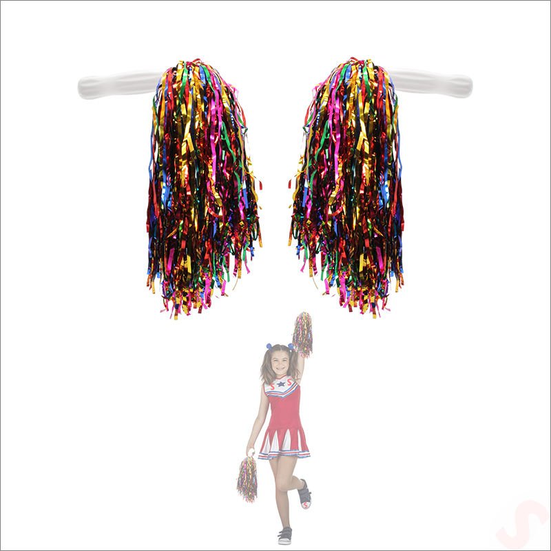 Gösteri Ponponu, 2 Adet x 30 gr - Rainbow