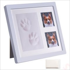 Kedi Köpek Pati İzi  Resim Çerçevesi, 27,5cm x 23,5cm
