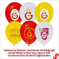 Galatasaray Lisanslı Balon, 30cm x 5 Adet