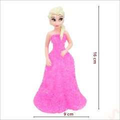 Frozen Renk Değiştiren Led Işıklı Lamba 16x9cm - Pembe,1 Adet