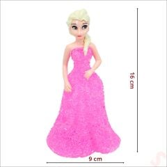Frozen Renk Değiştiren Led Işıklı Lamba 16x9cm - Pembe,1 Adet