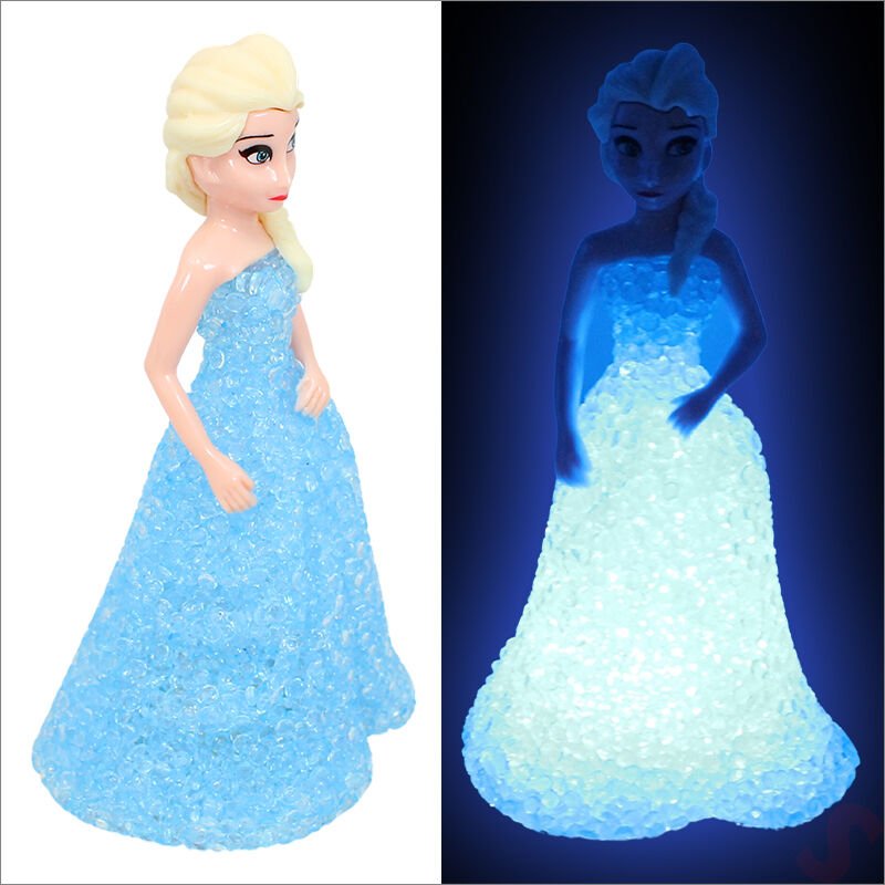 Frozen Renk Değiştiren Led Işıklı Lamba 16x9cm - Mavi,1 Adet