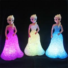 Frozen Renk Değiştiren Led Işıklı Lamba 16x9cm - Mavi,1 Adet