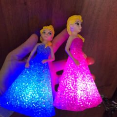 Frozen Renk Değiştiren Led Işıklı Lamba 16x9cm - Mavi,1 Adet