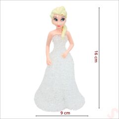 Frozen Renk Değiştiren Led Işıklı Lamba 16x9cm - Beyaz,1 Adet