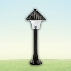 2 Renk Işıklı Pilli Led,Teraryum Obje Sokak Lambası - 12,5cm