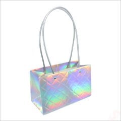 Hologram Karton Çanta, 22 x 13,5 x 11 cm - 1 Adet