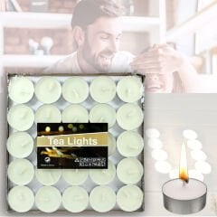 Tealight MuM, 25 Adet - Beyaz