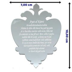 Ayna Pleksi Ayet-el Kürsi - Gümüş