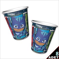 PijaMaskeliler Trend Karton Bardak - 8 Adet