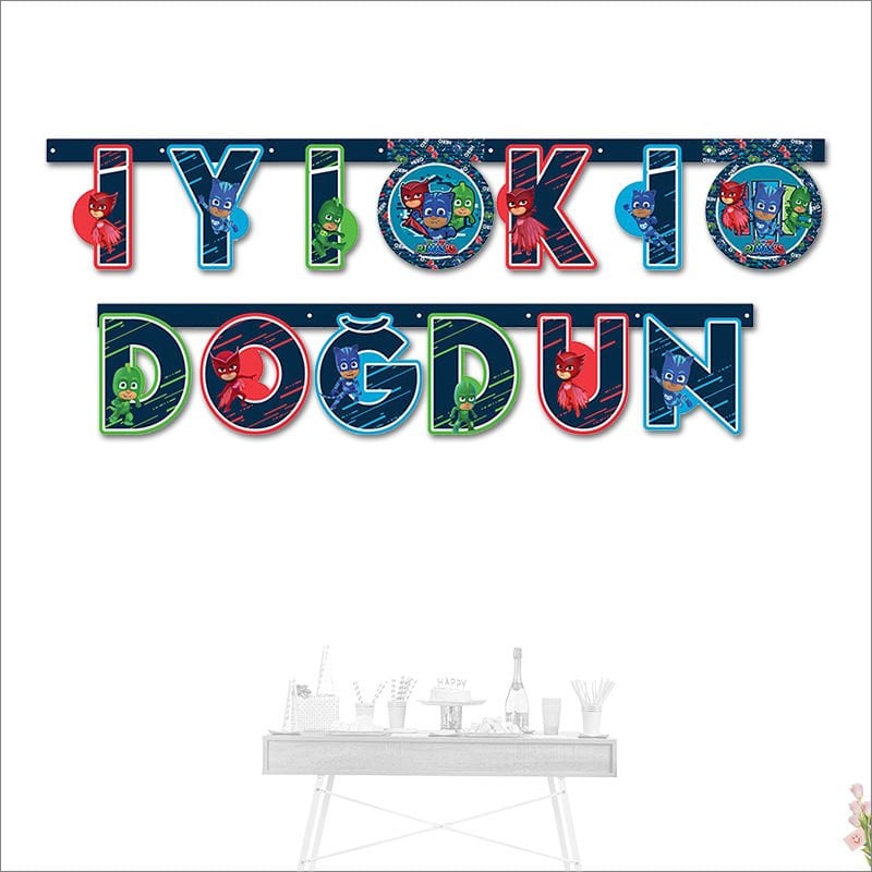 PijaMaskeliler Trend İyiki Doğdun Yazı - 2 mt