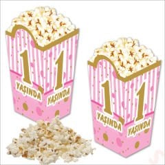 1 Yaşında Mısır Kutusu, 8 Adet - Pembe