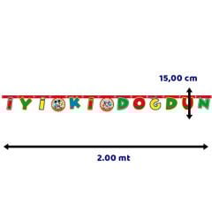 Mickey Mouse İyiki Doğdun Yazı Banner