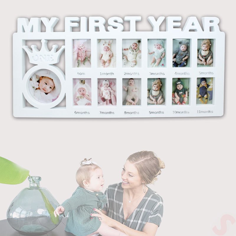 1 Yaş Resim Çerçevesi, 39cm x 19cm