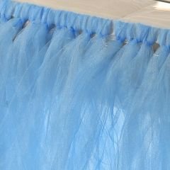 Hastane Küvöz Eteği, Kristal Tüllü, 16 m2, Mavi