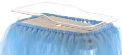 Hastane Küvöz Eteği, Kristal Tüllü, 16 m2, Mavi