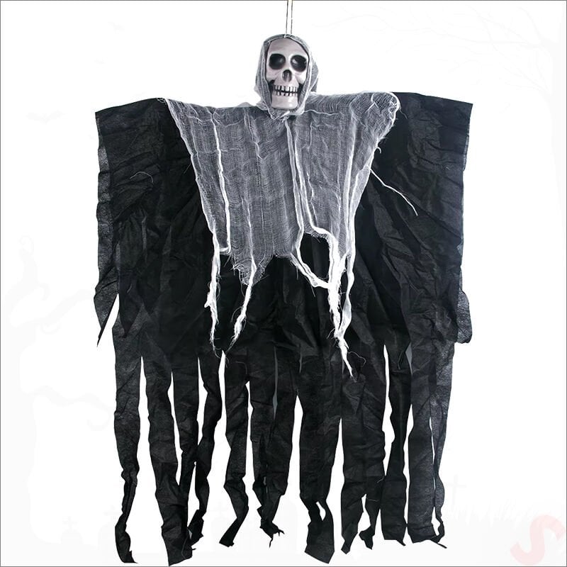 İskelet Hayalet Halloween Dekor SüSü, 80cm x 60cm