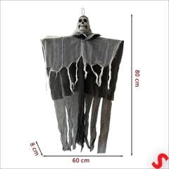 İskelet Hayalet Halloween Dekor SüSü, 80cm x 60cm