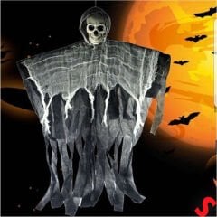 İskelet Hayalet Halloween Dekor SüSü, 80cm x 60cm