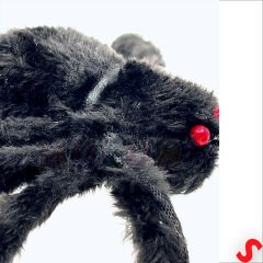 Tüylü Pelüş Örümcek, 20 cm