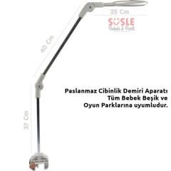 Bebek Beşik ve Oyun Parkı Cibinlik, Kristal Tüllü, 10 m2, Beyaz