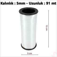 Rafya, 5 mm x 91 mt - Beyaz