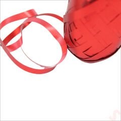 Rafya, 5 mm x 10 mt - Metalik Kırmızı