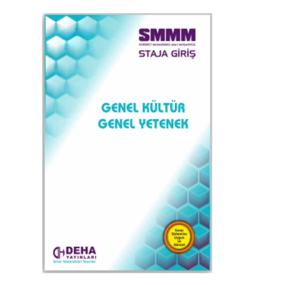 SMMM Staja Giriş Sınavına Hazırlık Genel Kültür ve Genel Yetenek Konu Anlatımlı Kitap