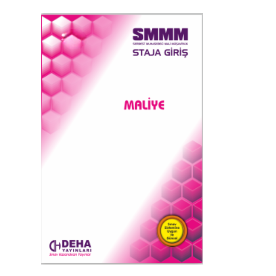SMMM Staja Giriş Sınavına Hazırlık Maliye Konu Anlatımlı Kitap