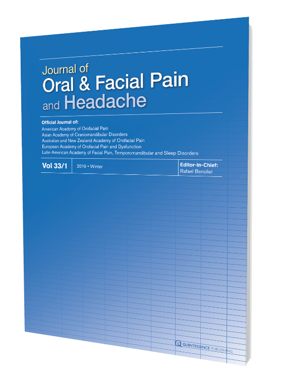 Journal of Orofacial Pain