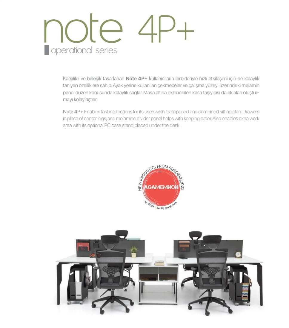 Note 4p+çalışma masası