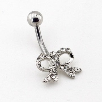 Solfera TAŞLI KURDELE GÖBEK İÇİN PIERCING P251