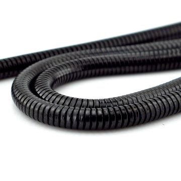 Siyah Çelik 4.2 mm Kalınlık 65cm Uzunluk Zincir Erkek Kolye Q0738