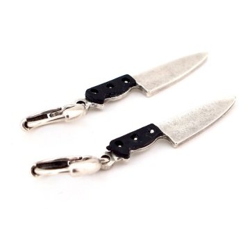 MASTER CHEF 30mm BIÇAK ET BIÇAĞI UNİSEX SALLANTILI KÜPE E894