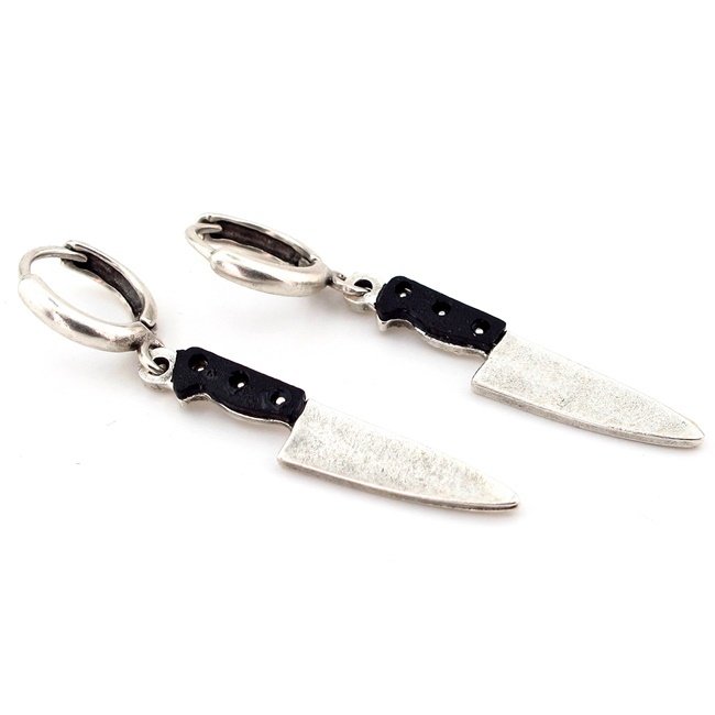 MASTER CHEF 30mm BIÇAK ET BIÇAĞI UNİSEX SALLANTILI KÜPE E894