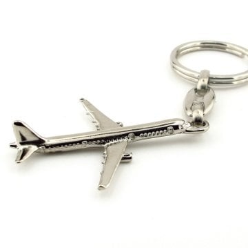 AİRBUS A321 YOLCU UÇAĞI METAL ANAHTARLIK KC849
