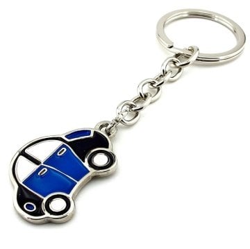 VOSVOS ARABA VOLKSWAGEN LACİVERT SİYAH METAL ANAHTARLIK KC971