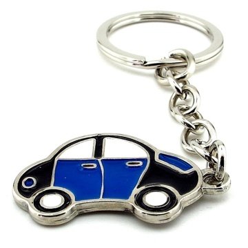 VOSVOS ARABA VOLKSWAGEN LACİVERT SİYAH METAL ANAHTARLIK KC971